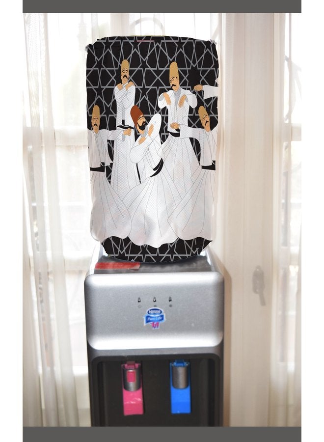 غطاء زجاجة مياه رمضاني مخملي يضيف لمسة رائعة لديكور المنزل في رمضان